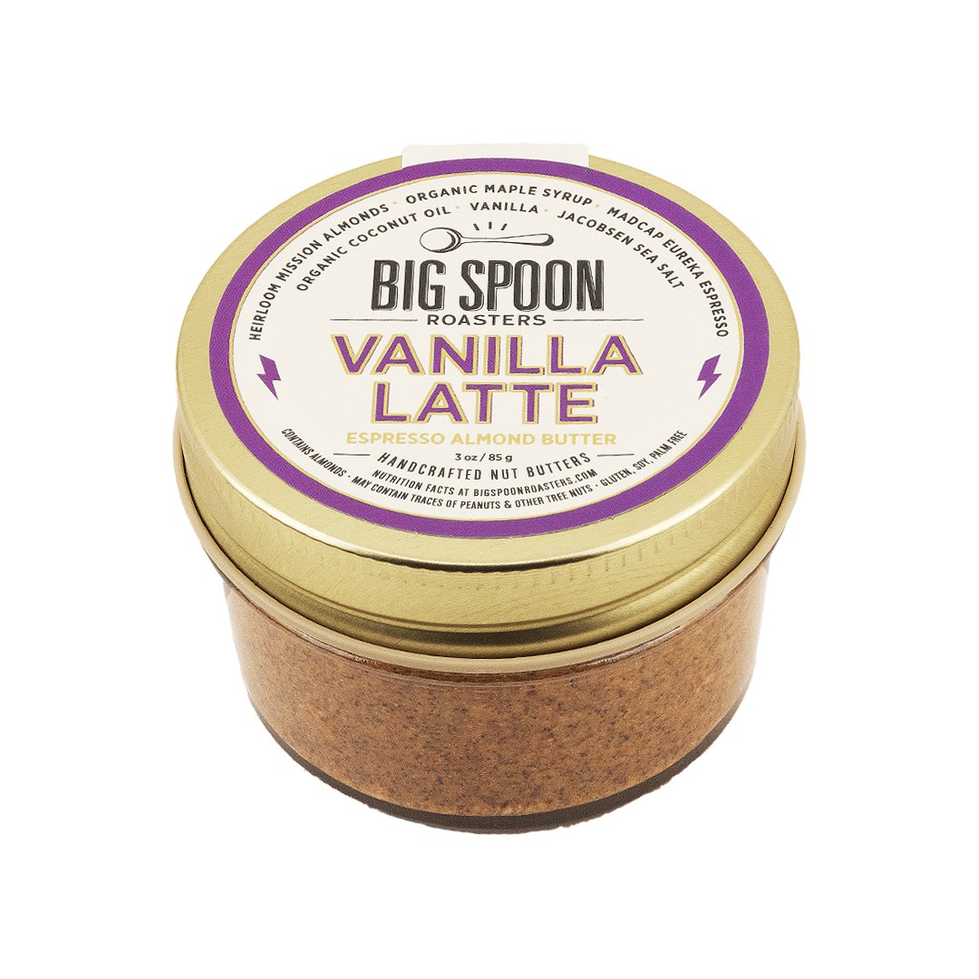 3oz jar of Vanilla Latte Almond Butter