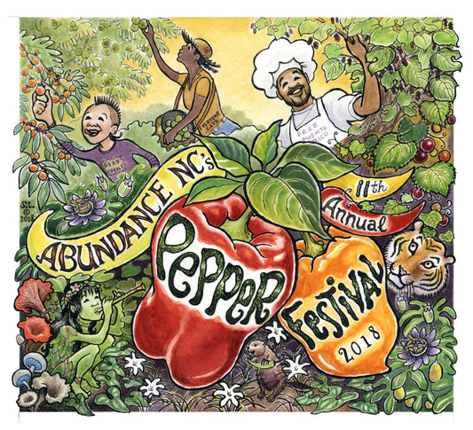 Abundance NC Pepper Festival poster