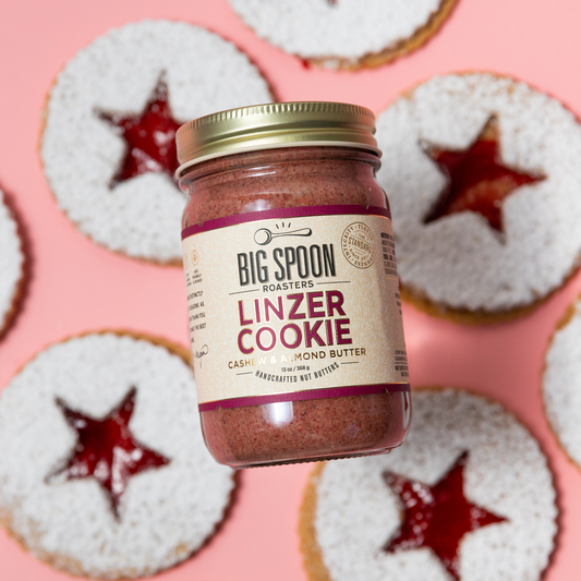 Winter 2025 Limited Batch: Linzer Cookie Cashew & Almond Butter!