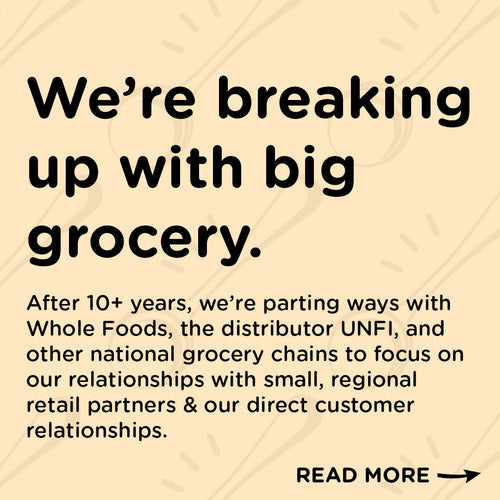 A Spoon in the Road: Why We're Breaking Up With Big Grocery.