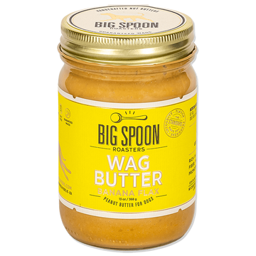 jar of Wag Butter - Banana Flax recipe