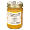 side of jar of Crunchy Peanut Butter showing nutrition facts and ingredients