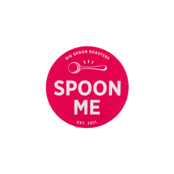 Big Spoon Roasters Spoon Me Sticker - Fiji Ginger Pink