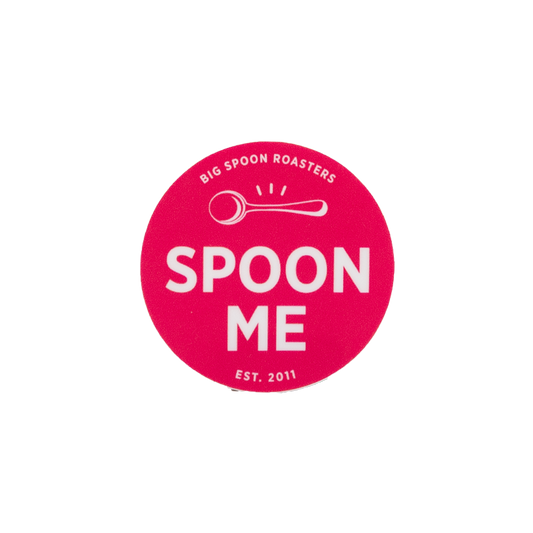 Big Spoon Roasters Spoon Me Sticker - Fiji Ginger Pink