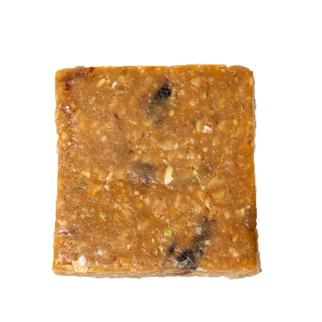 unwrapped Apricot Pepita bar