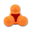 Tangerine West Paw Tux Toy - back